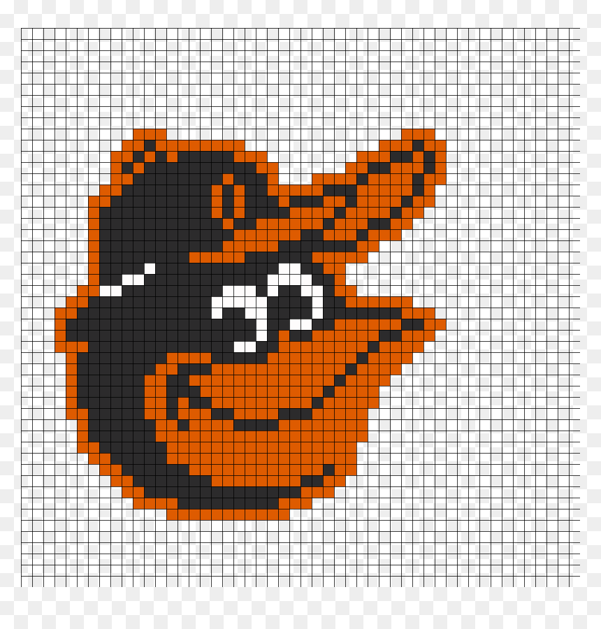 Baltimore Oriole"s Bird Mascot - Baltimore Orioles Logo Pixel Art, HD Png Download - orioles png