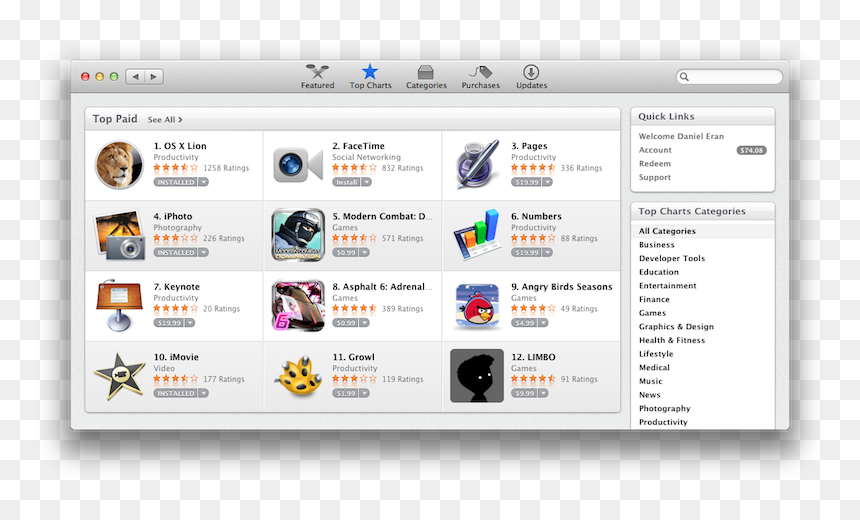 Mac App Store, HD Png Download - facetime icon png