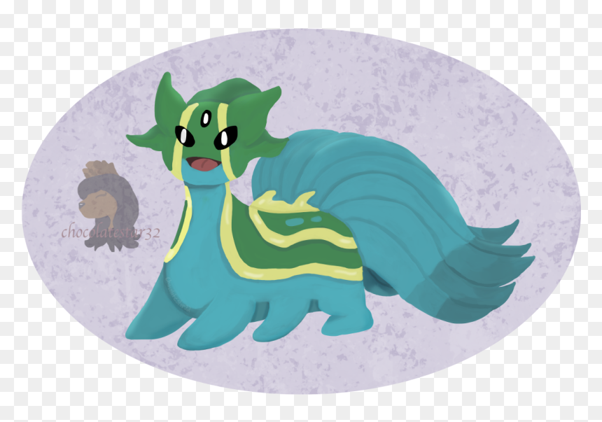 A Gastrodon And A Ninetales Fusion - Cartoon, HD Png Download - ninetales png