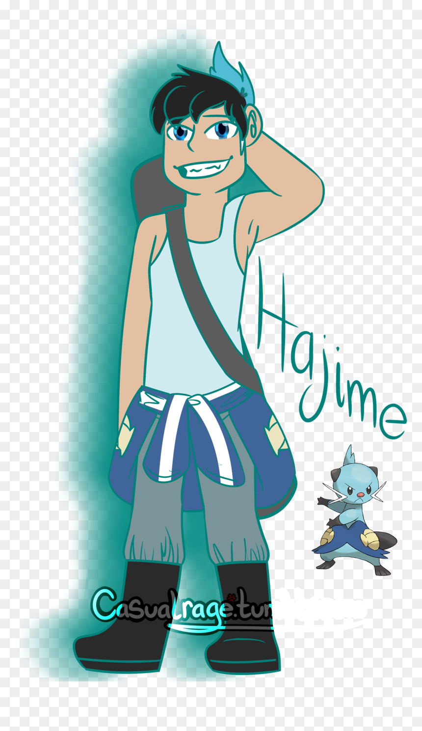 Hajime Is Hibiki’s Older Brother - Cartoon, HD Png Download - dewott png