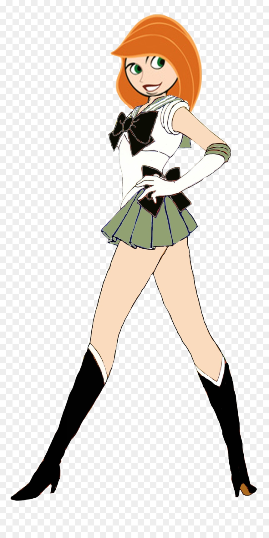 Sailor Kim Possible - Sailor Moon Kim Possible, HD Png Download - kim possible png