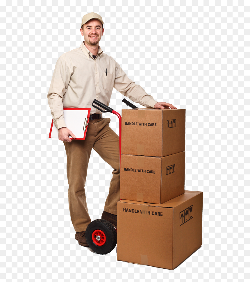 Thumb Image - Shipping Delivery Image Png, Transparent Png - delivery man png