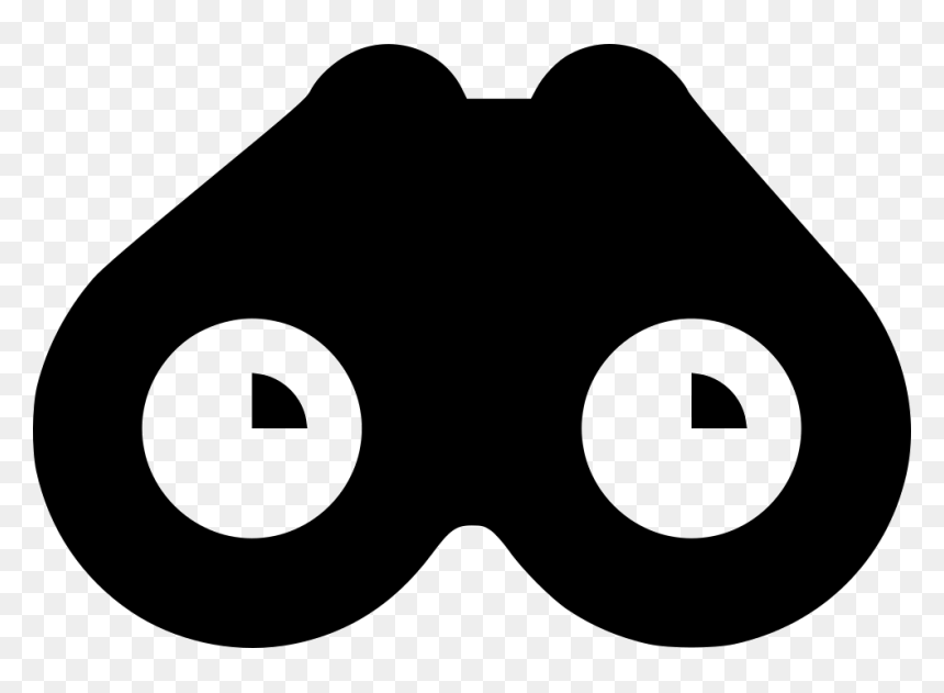 Binoculars - Circle, HD Png Download - binoculars icon png