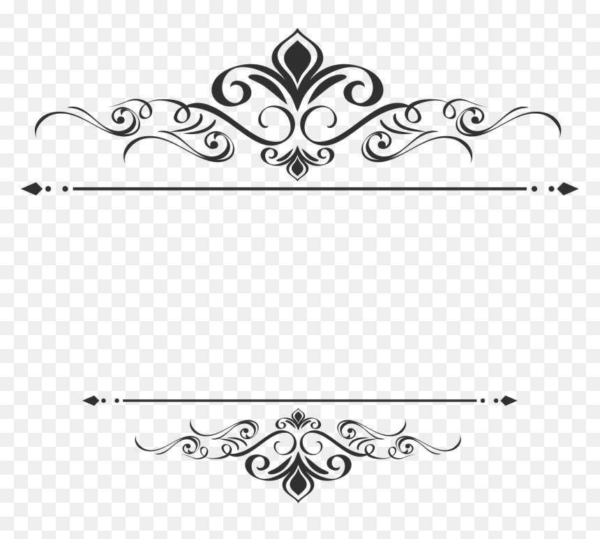 Clip Art, HD Png Download - ornament line png