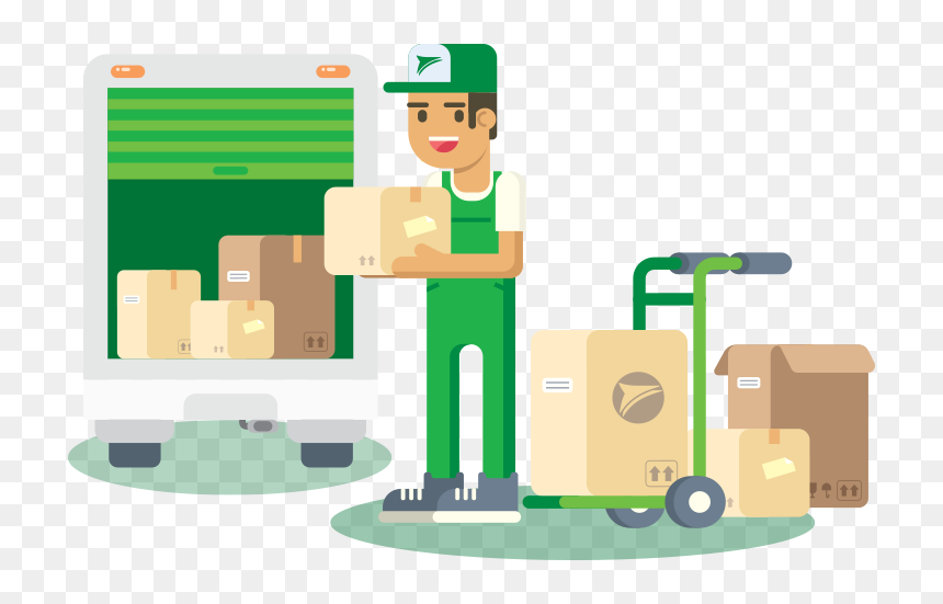 Delivery Man , Png Download - Png Delivery Cartoon Man, Transparent Png - delivery man png