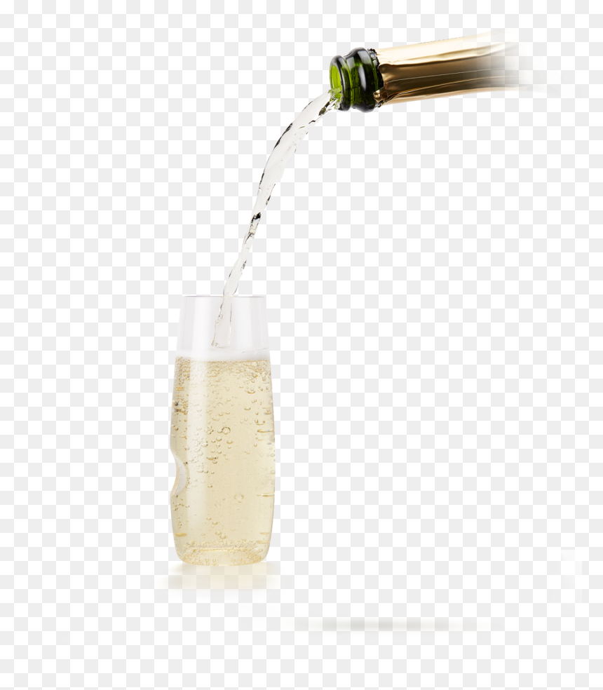 Transparent Champagne Pouring, HD Png Download - champagne flute png