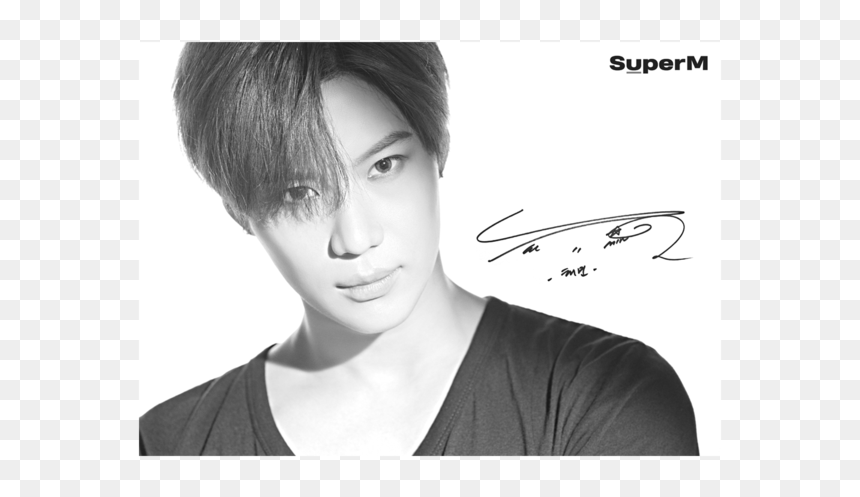 Super M Signed Poster, HD Png Download - taemin png