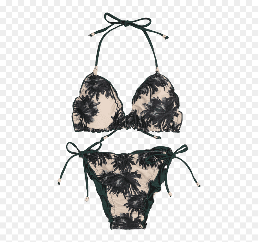 Transparent Coconut Bra Png - Bikini, Png Download - coqueiro png