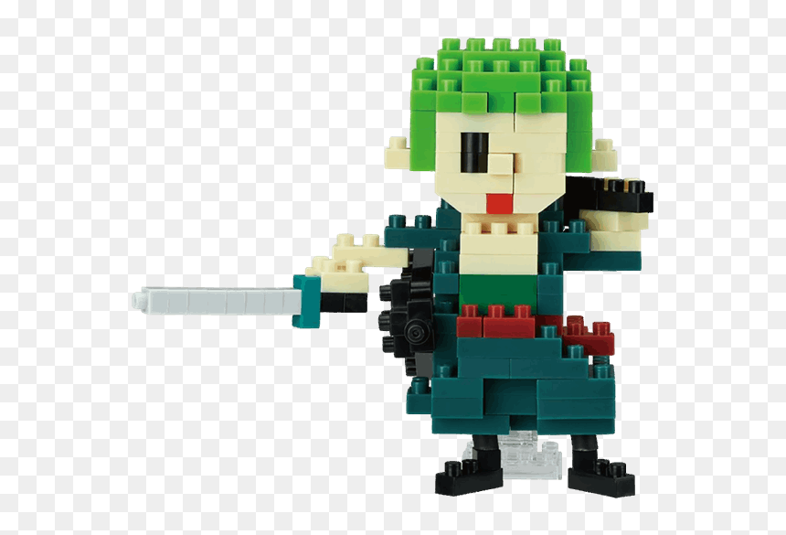 Nano Block One Piece, HD Png Download - roronoa zoro png