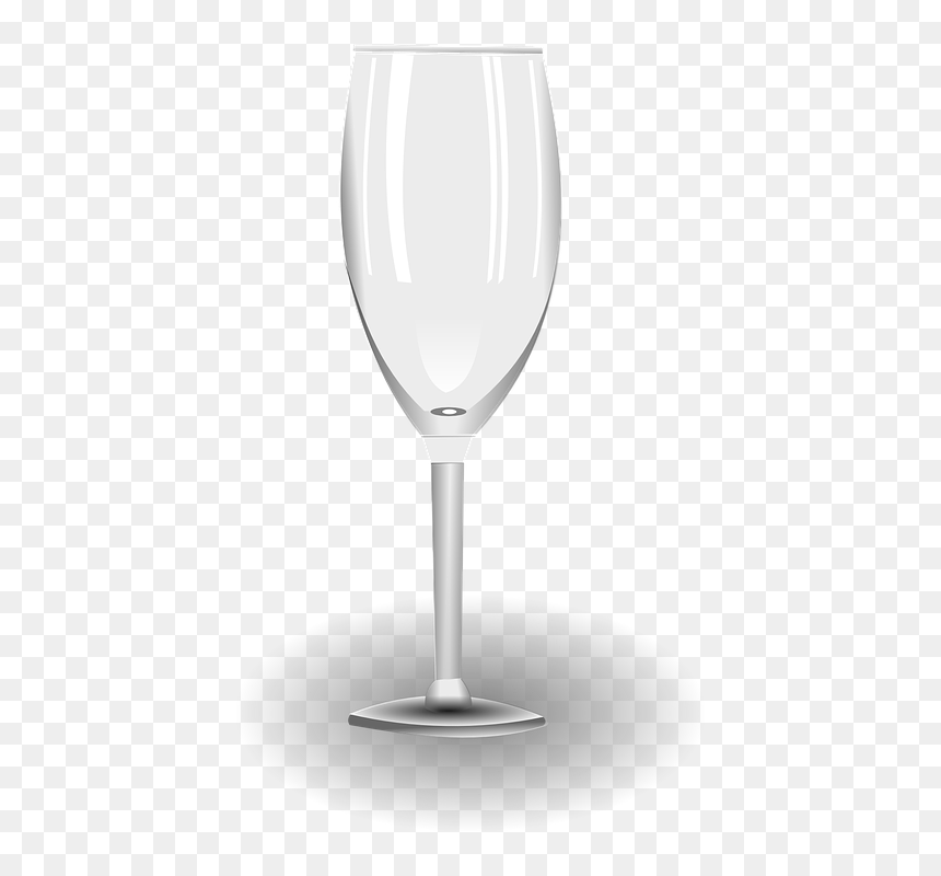 Transparent Wine Glass Png, Png Download - champagne flute png