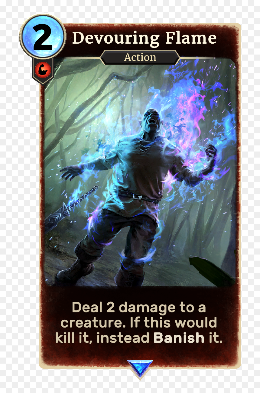 Elder Scrolls - Elder Scroll Legends Orc, HD Png Download - flame .png