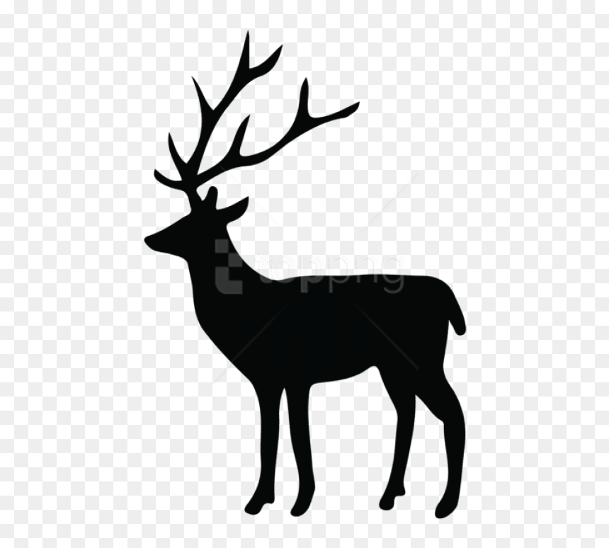 Free Png Deer Silhouette Png - Transparent Deer Silhouette, Png Download - deer clipart png