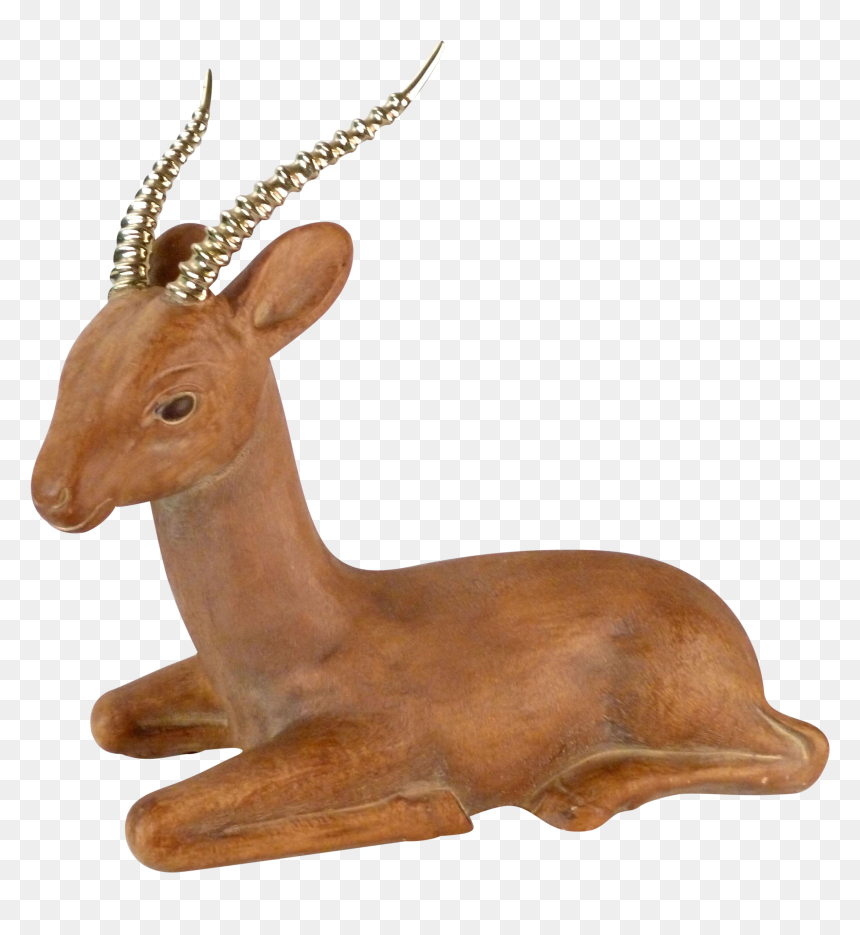 Ceramic Brass Chairish - Thomson's Gazelle, HD Png Download - gazelle png