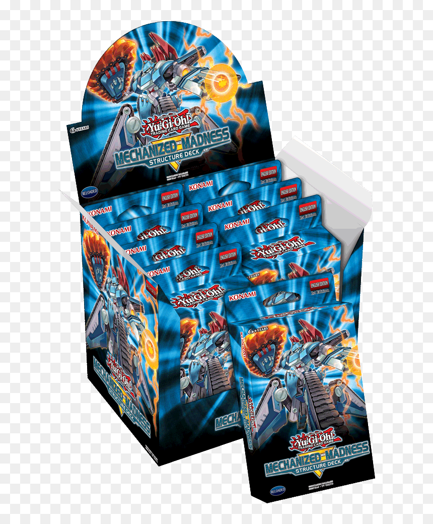 Mechanized Madness - Yugioh Mechanized Madness Structure Deck, HD Png Download - konami png