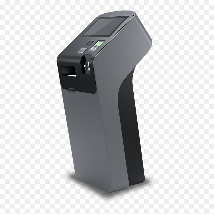 Myra Self Check In Kiosk, Wall Model, Grey Scale Image - Myra Kiosk, HD Png Download - kiosk png