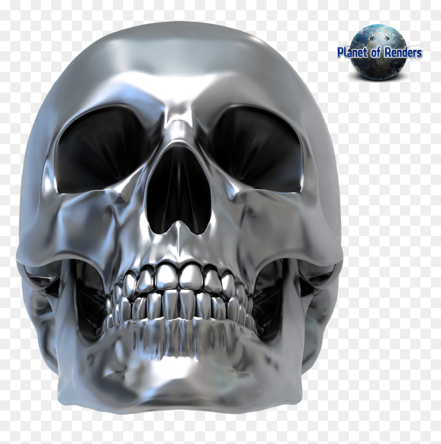 Metal Skull Png, Transparent Png - caveira png