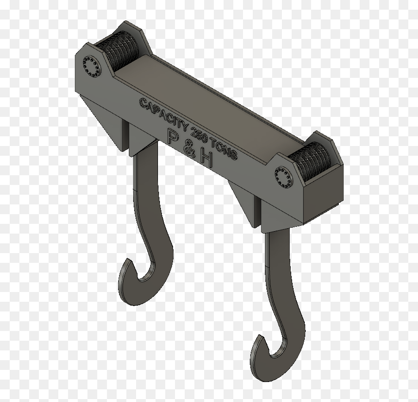 Ladle Beam And J Hooks - Trigger, HD Png Download - ladle png