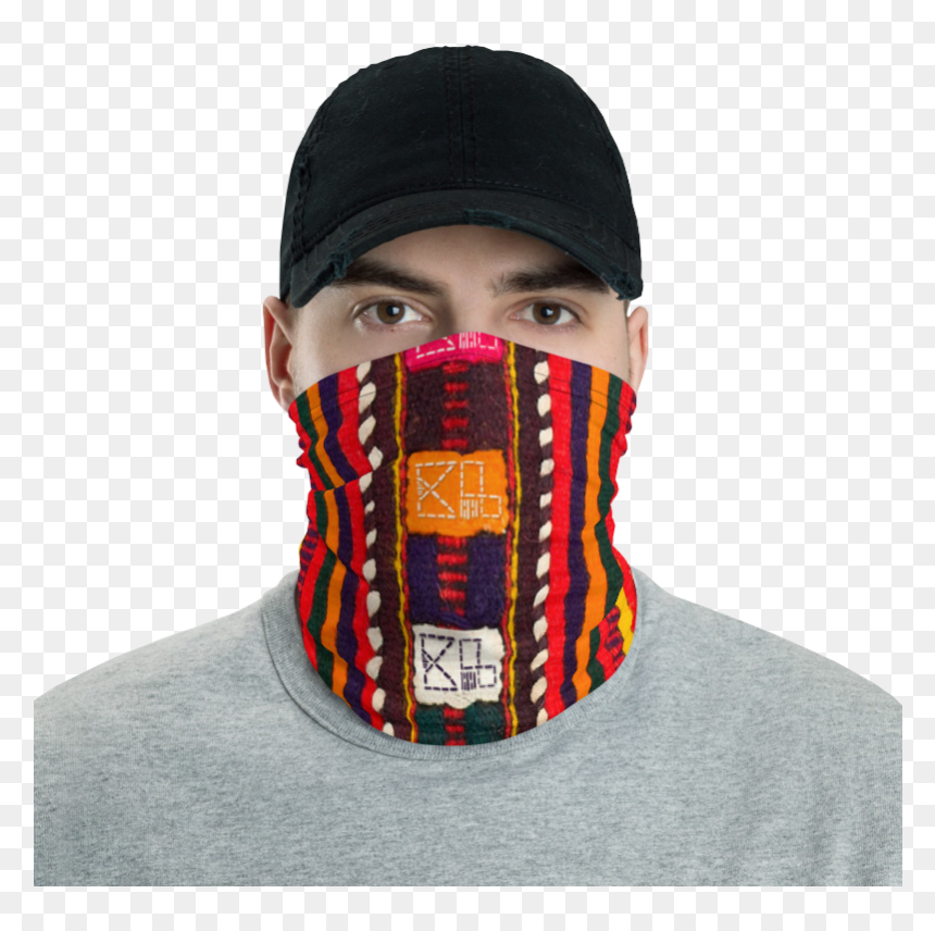 Textile Design Face Covering / Neck Gaiter, HD Png Download - lil xan png