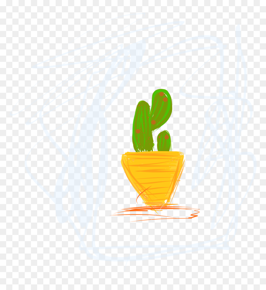 Illustration, HD Png Download - cactus drawing png