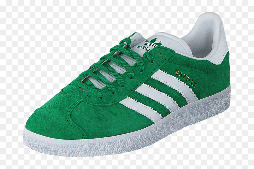 Gazelle Green/white/gold Met - Sneakers, HD Png Download - gazelle png