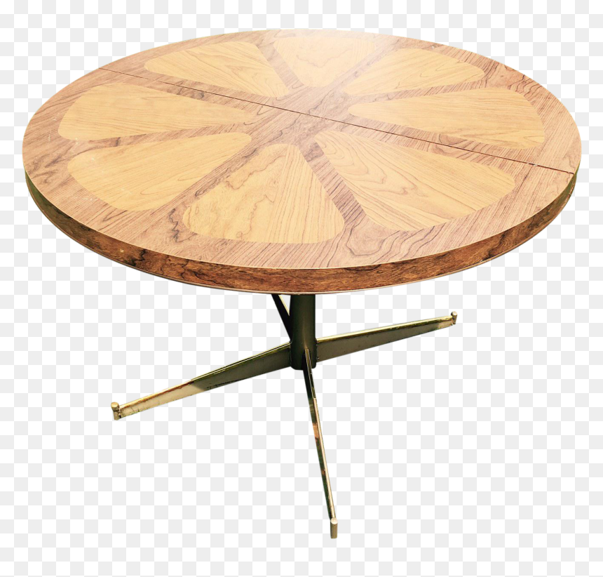 Walter Of Wabash Mid Century Modern Orange Slice Table - Coffee Table, HD Png Download - wood slice png