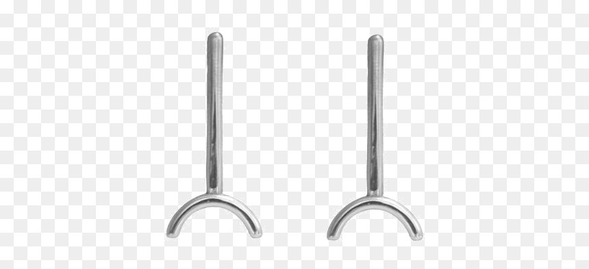 Silver Sati Studs - Earrings, HD Png Download - earing png