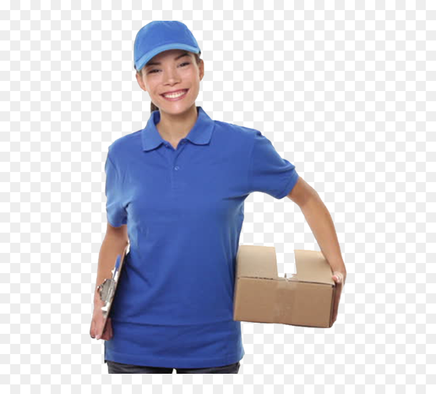 Polo Shirt, HD Png Download - delivery man png