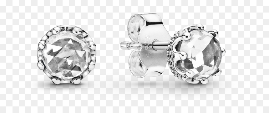 Crown Stud Earrings Pandora, HD Png Download - earing png