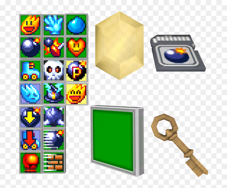 Super Bomberman R Items, HD Png Download - nintendo switch icon png