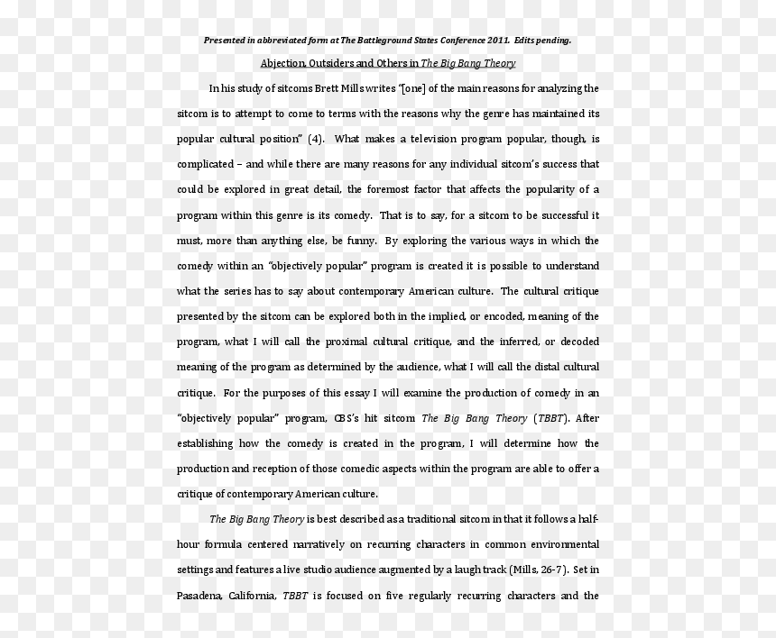 Document, HD Png Download - big bang theory png