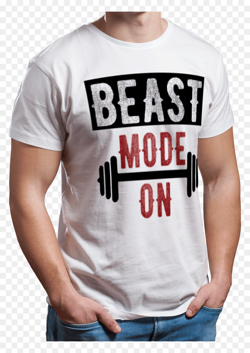 Picture Of Beast Mode On T-shirt - David Ayres Shirt, HD Png Download - beast mode png