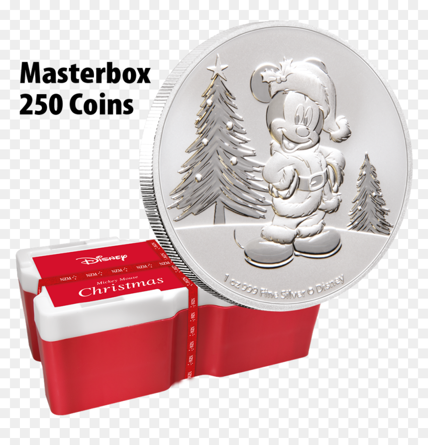 Ibniu201993m 1 - Niue Disney 1oz Mickey Mouse, HD Png Download - disney christmas png