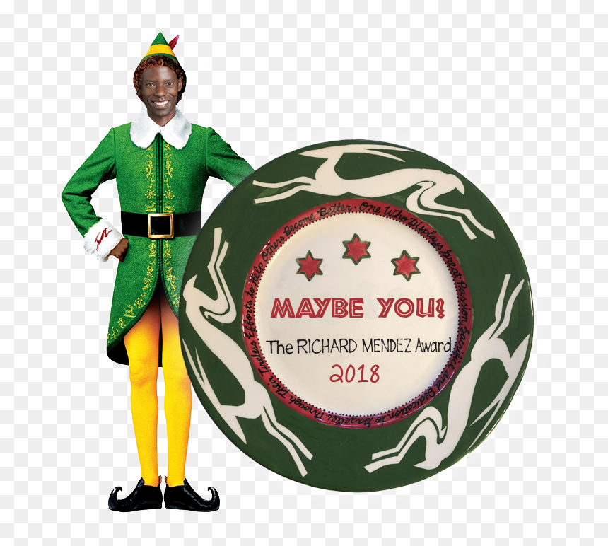 Gilbert Elf With Plate - Buddy The Elf, HD Png Download - gazelle png