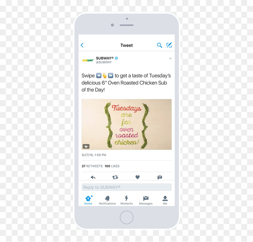 Iphone, HD Png Download - subway sub png