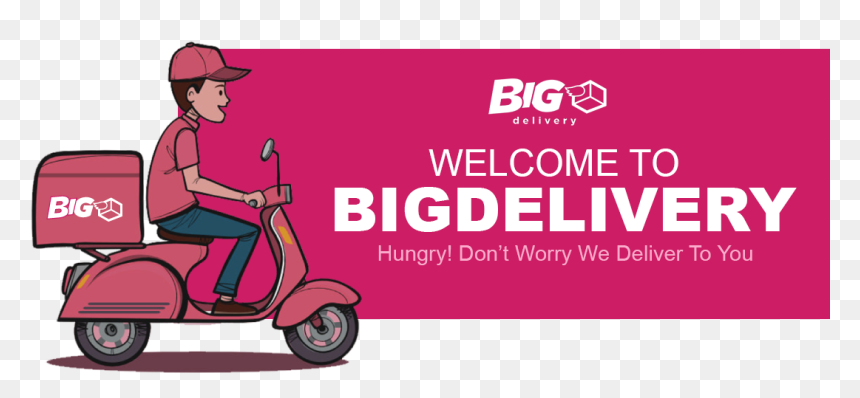 Scooter, HD Png Download - delivery man png