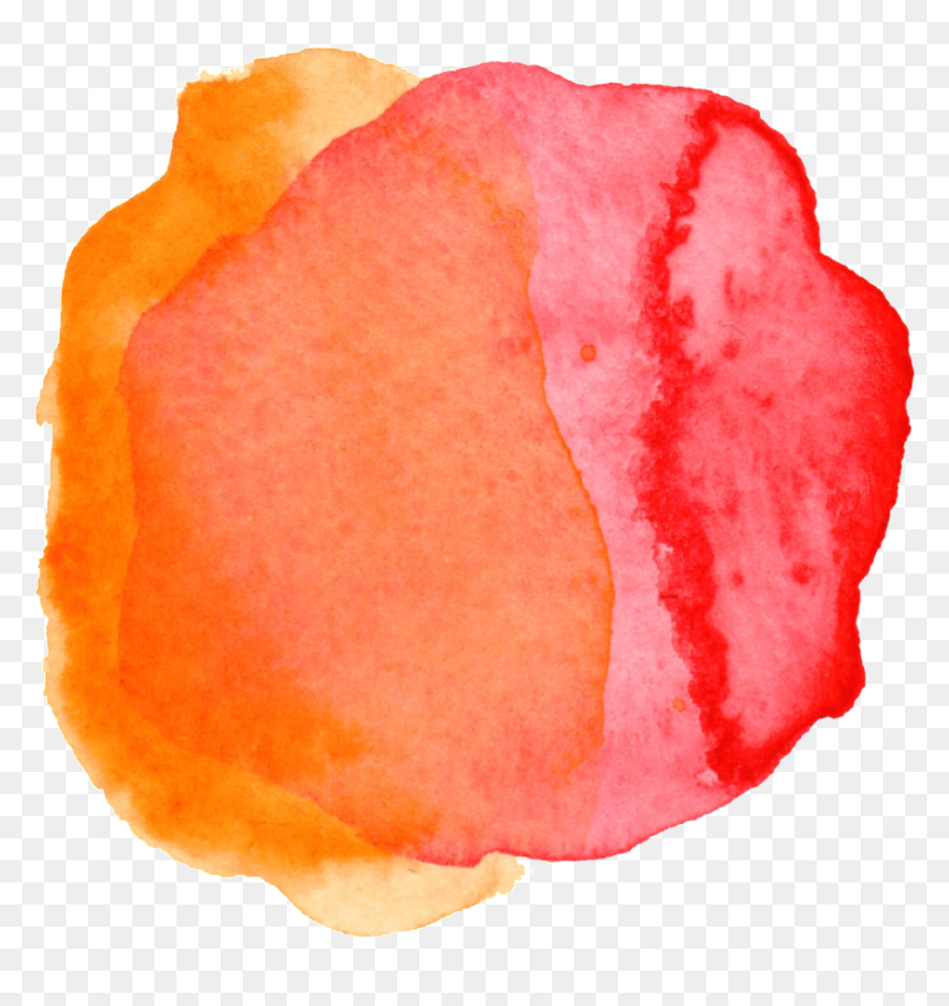 #watercolor #splotch #splash #rainbow #sunset #freetoedit - Transparent Water Color Circle, HD Png Download - watercolor splotch png