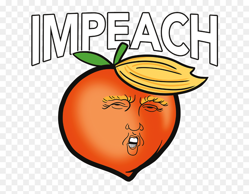 Impeach Trump Peach, HD Png Download - trump cartoon png