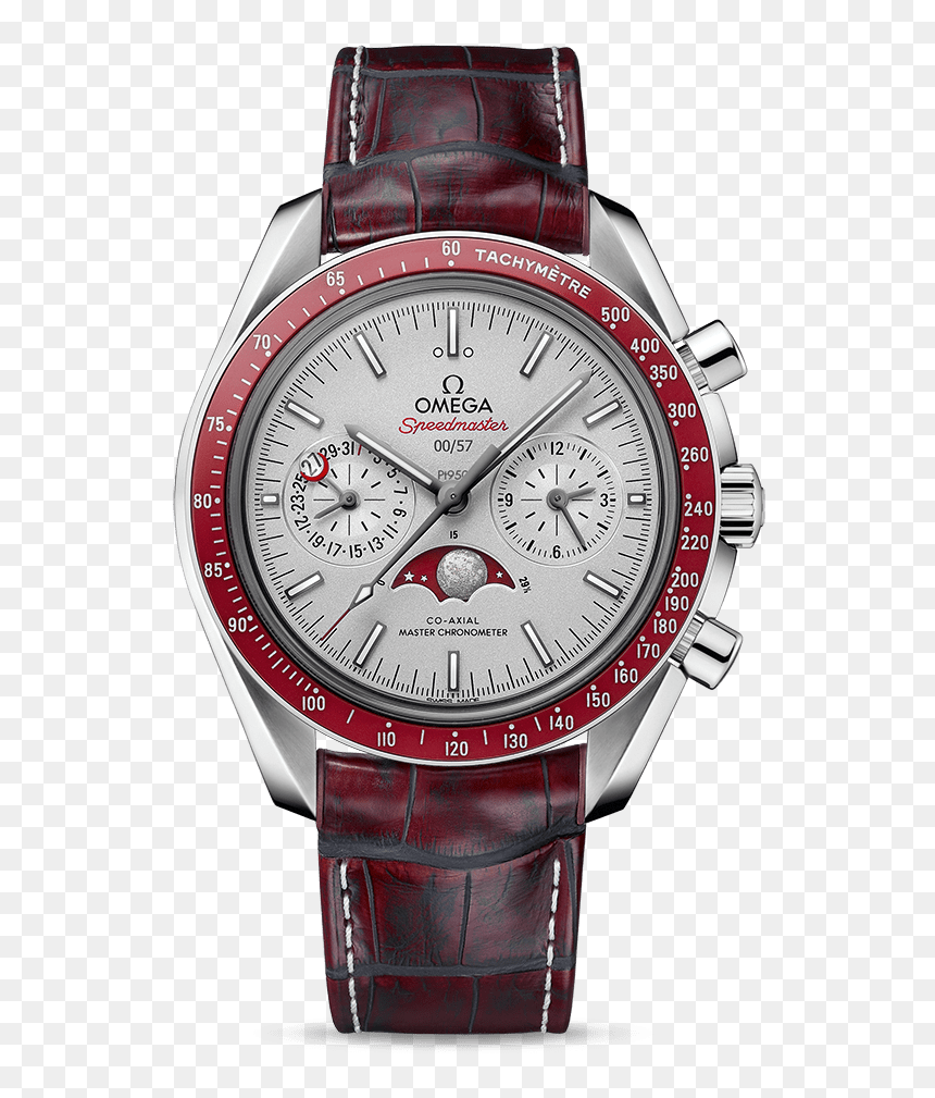 Omega Co-axial Master Chronometer Moonphase Chronograph - Breitling Moonphase Chrono Watch, HD Png Download - phases of the moon png