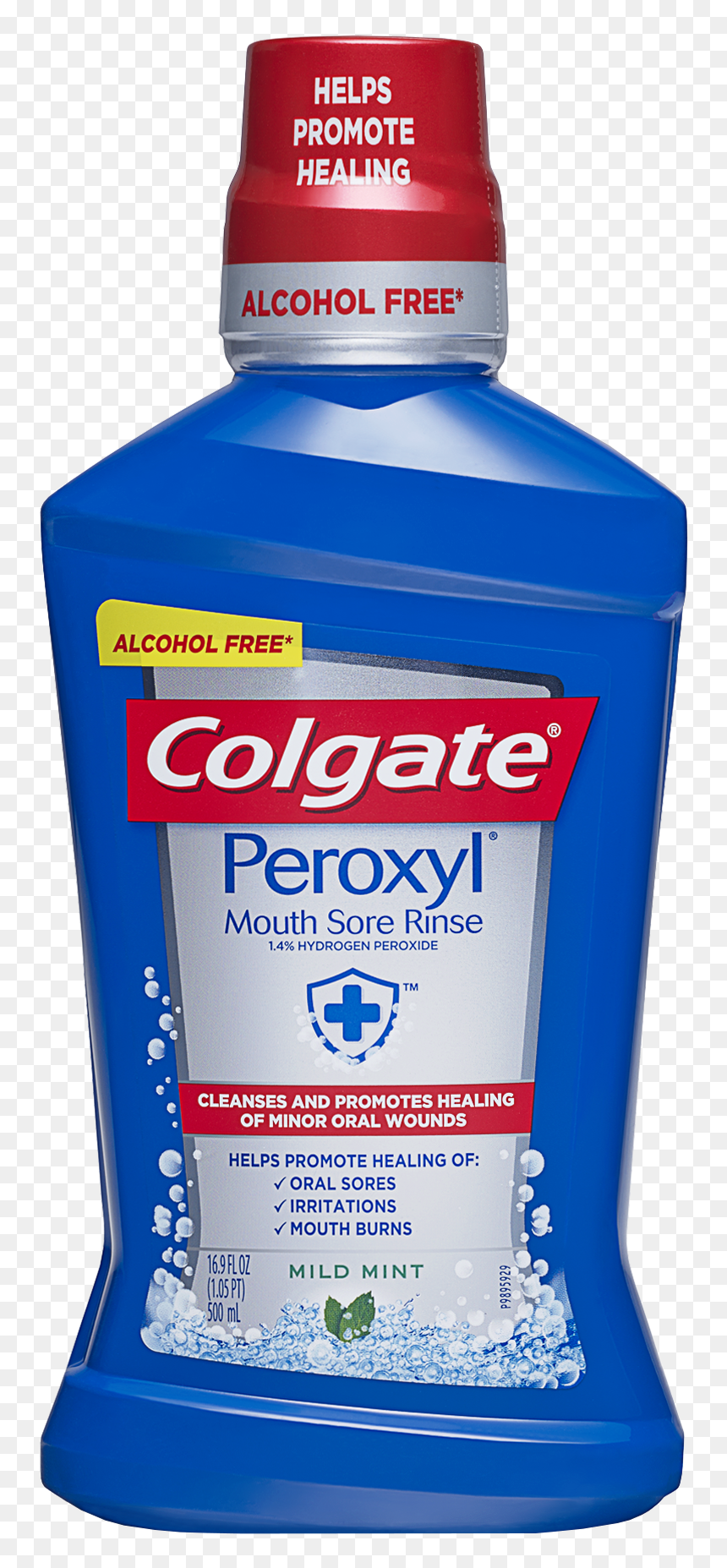 Colgate Peroxyl Mouth Sore Rinse, Mild Mint, - Colgate Peroxyl Mouthwash, HD Png Download - colgate png