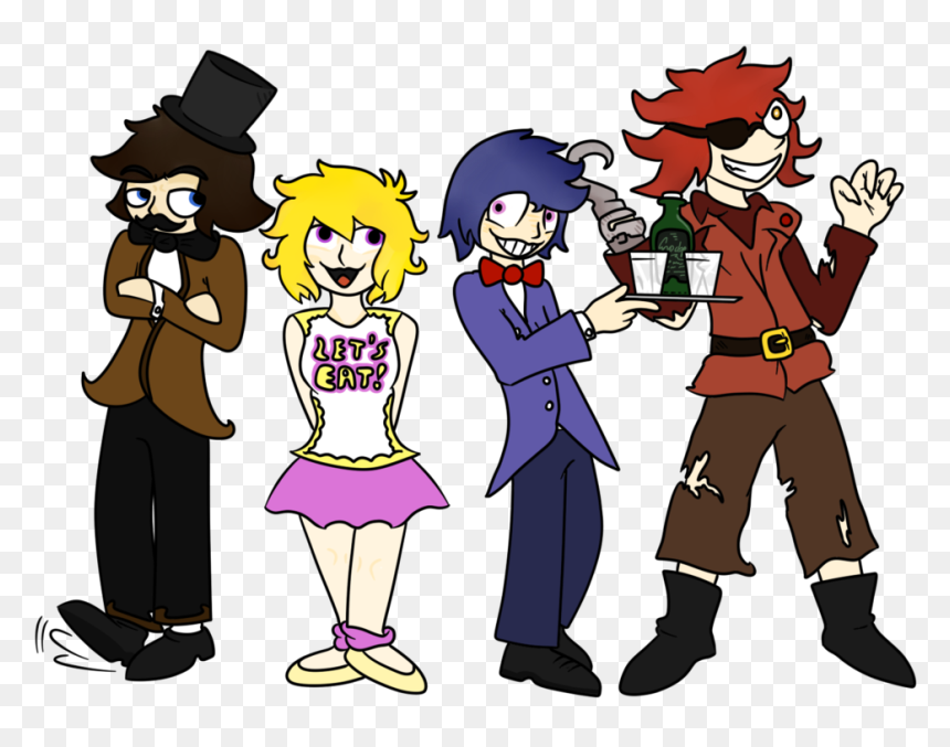 Drawings Chibi Five Nights At Freddy's, HD Png Download - five nights at freddys png