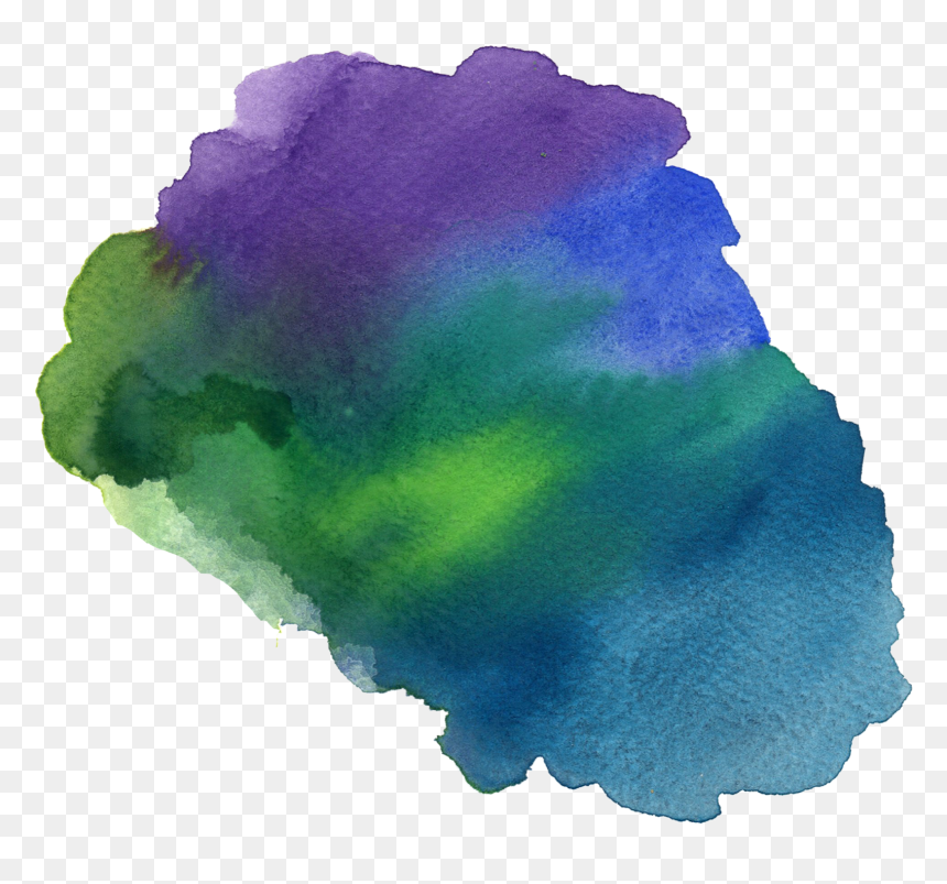 Watercolor Paint, HD Png Download - watercolor splotch png