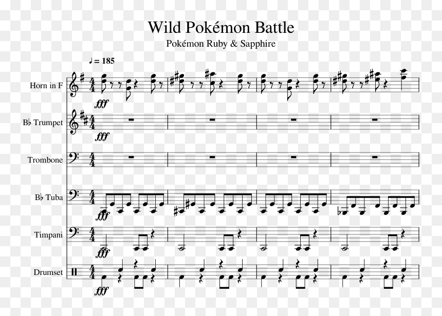 There Anybody Out There Piano Free Pdf, HD Png Download - pokemon battle png
