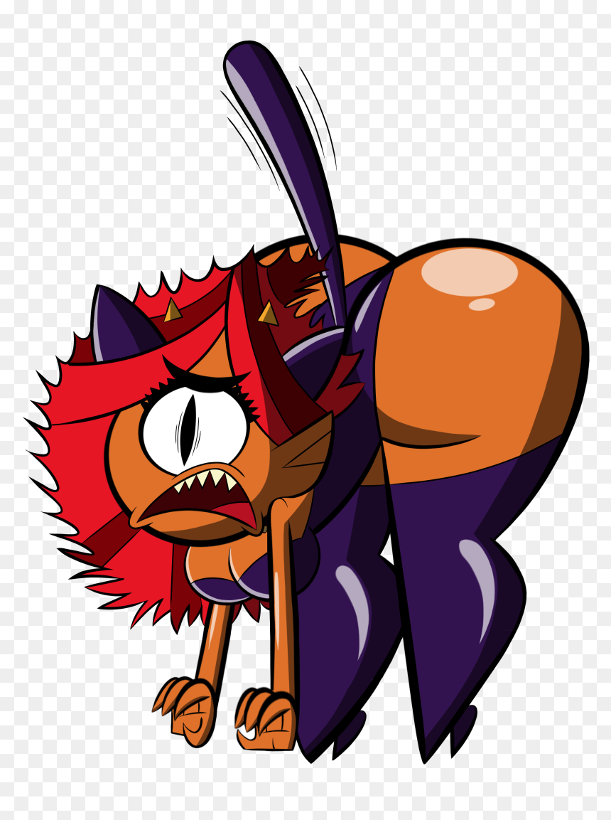 Feisty Kitty Cat Saffi By Ck Draws Stuff - Jimmy Two Shoes Cartoon, HD Png Download - kitty cat png