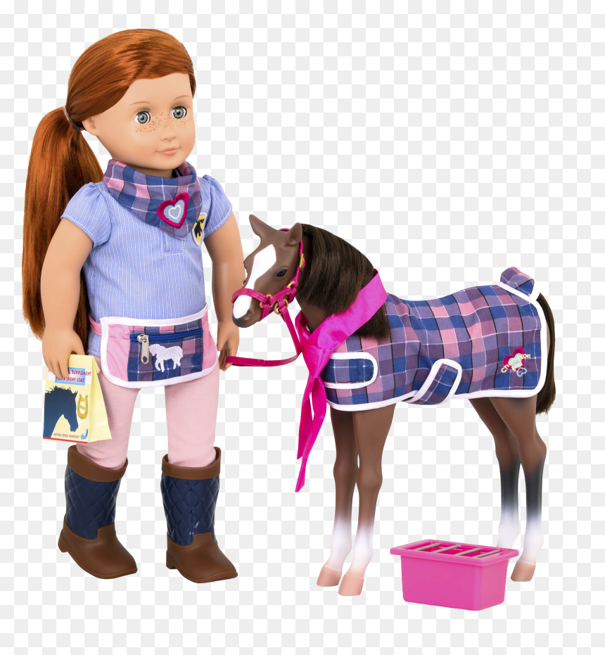 Quarter Horse Foal With Elliet03 - Horse Our Generation Doll Foal, HD Png Download - baby horse png