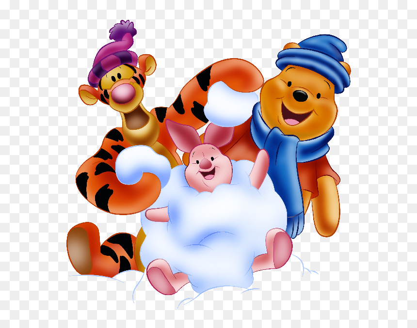 Pooh Bear Clip Art - Winnie The Pooh Bear Christmas, HD Png Download - pooh bear png