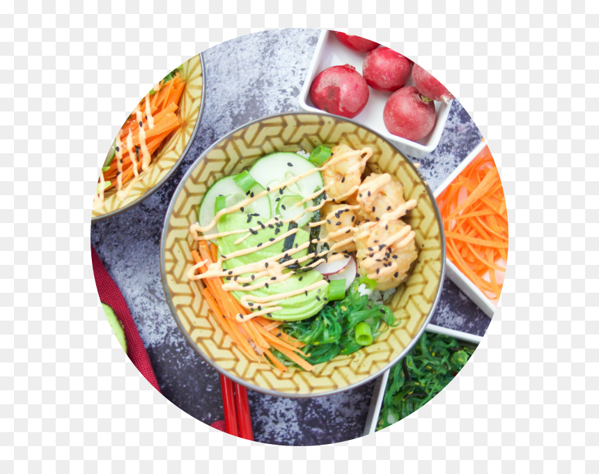 Spicy Shrimp Poke Bowl, HD Png Download - poke png