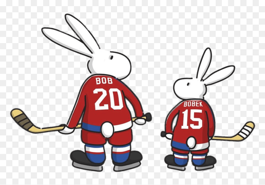 Bob And Bobek Playing Ice Hockey - Bob A Bobek Hokej, HD Png Download - bob png