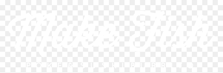 Make Fish Poke & Sushi Burrito , Png Download - Calligraphy, Transparent Png - poke png