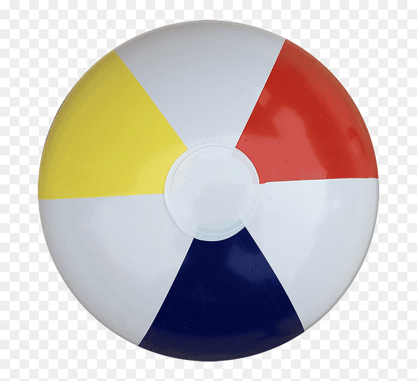 Beach Ball Red Orange - Circle, HD Png Download - red sphere png