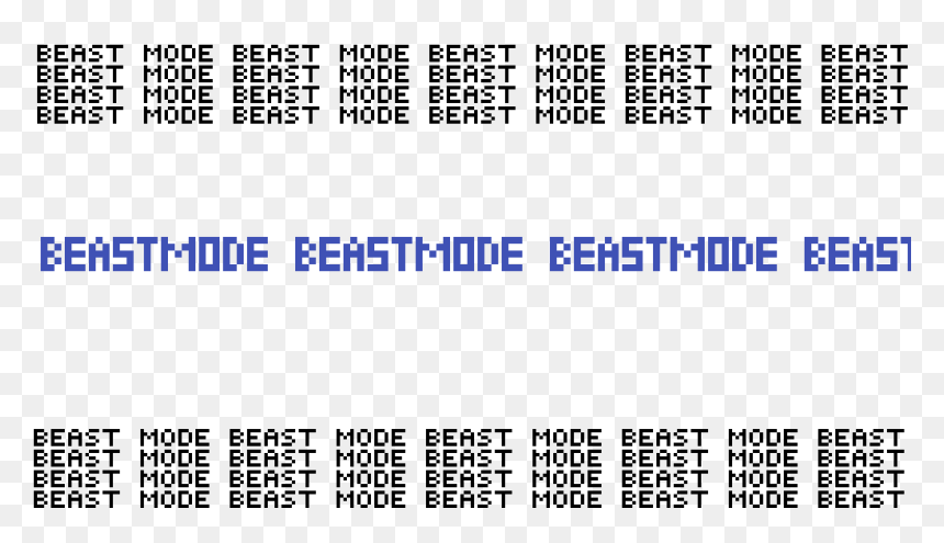 Number, HD Png Download - beast mode png
